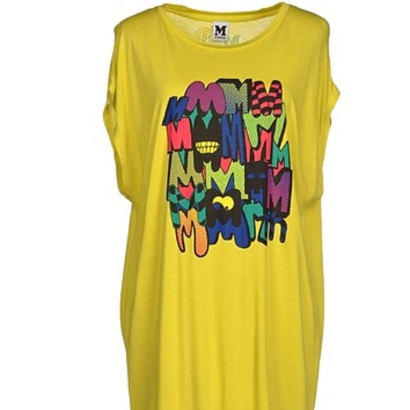 NWOT M Missoni Bright Long T-Shirt Tunic With Print - Picture 2 of 10